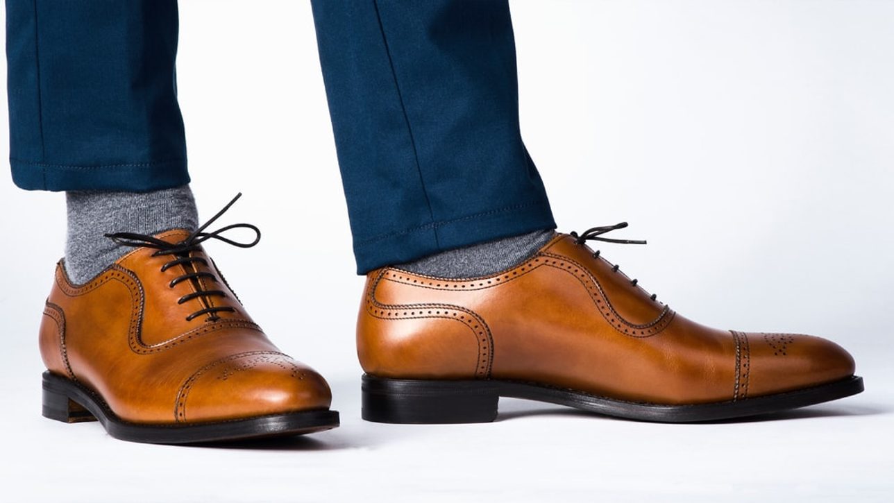 Goodyear Welted Leather Oxford Shoes