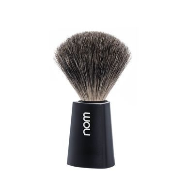 HJM Natural Bristle Faux Ivory Shaving Brush