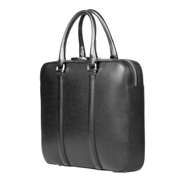 John & Paul Black Leather Briefcase Shoulder Strap 2.0