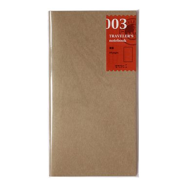 Refill #003: Blank Notebook