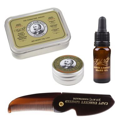 Captain Fawcett Ricki Hall's Booze & Baccy Grooming Survival Kit