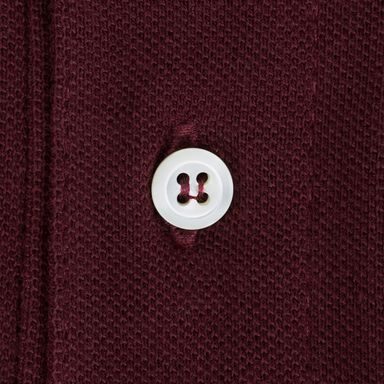 John & Paul Mother-of-pearl Polo - Burgundy