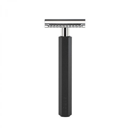 Mühle Hexagon by Mark Braun Closed Comb Grafitte Safety Razor