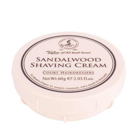 Taylor of Old Bond Street Shaving Cream - Sandalwood (60 ml)