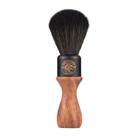 Captain Fawcett Wooden Handle Faux Fur Shaving Brush