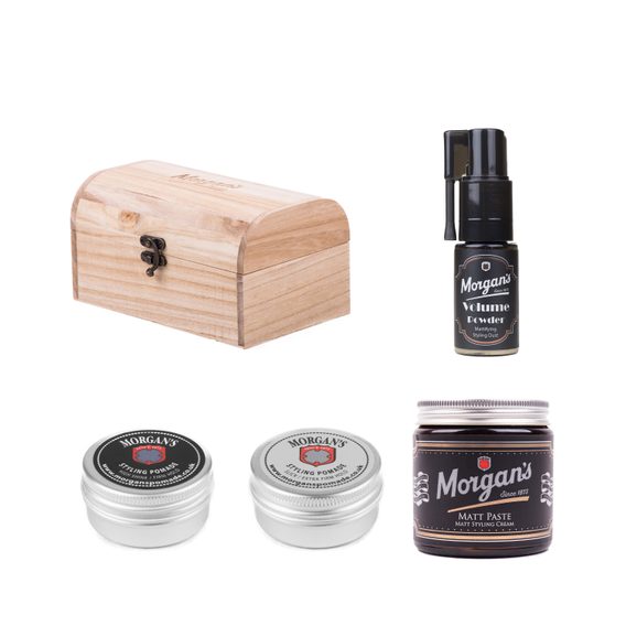 Morgan's Grooming & Volume Wooden Gift Box