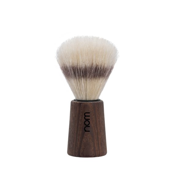 NOM THEO Natural Bristle Dark Ash Shaving Brush