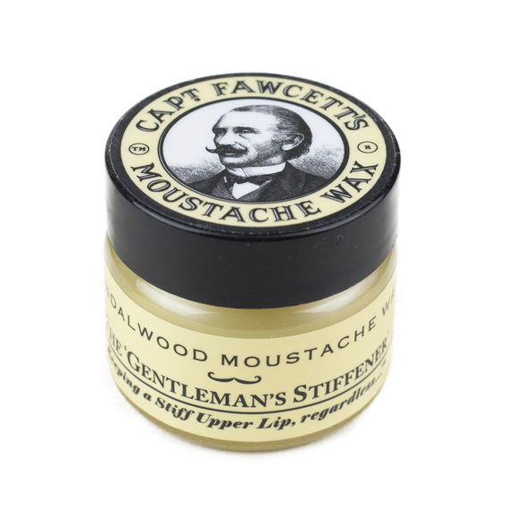 Captain Fawcett Sandalwood Moustache Wax & Foldable Beard Comb Gift Set