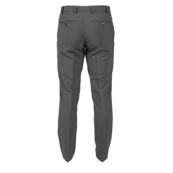 John & Paul 110's Wool Suit Trousers - Dark Grey