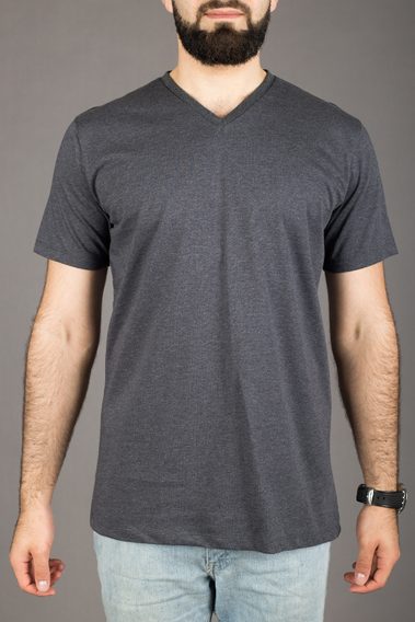 John & Paul Proper T-shirt - Grey (V-neck)