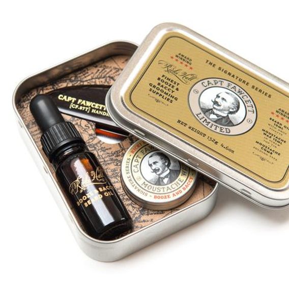 Captain Fawcett Ricki Hall's Booze & Baccy Grooming Survival Kit