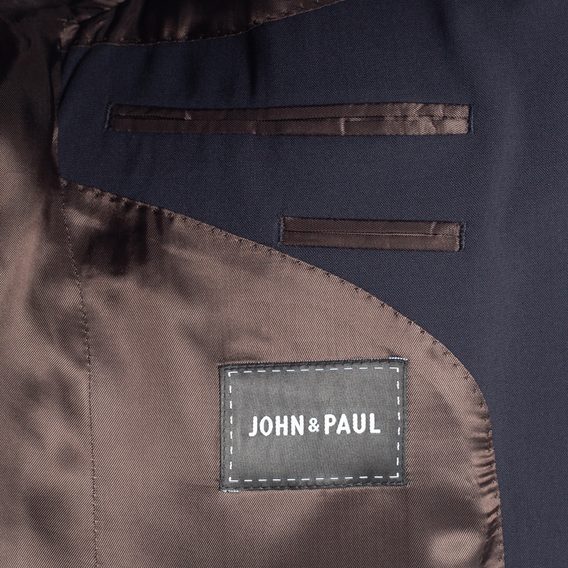 John & Paul 110's Wool Jacket - Navy