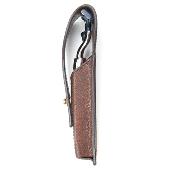 Captain Fawcett Mach 3 Razor with Handcrafted Leather Pouch