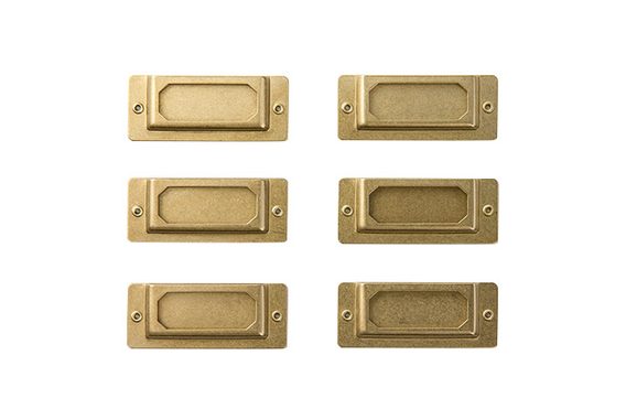 TRAVELER'S COMPANY BRASS PRODUCTS Label Plates