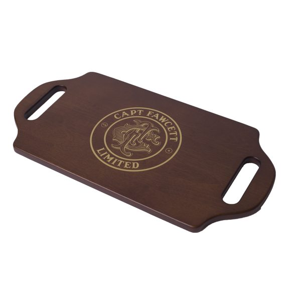Captain Fawcett Double Handed Wooden Mirror