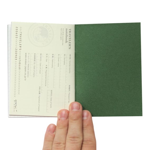 Refill #002: Grid Notebook (Passport)