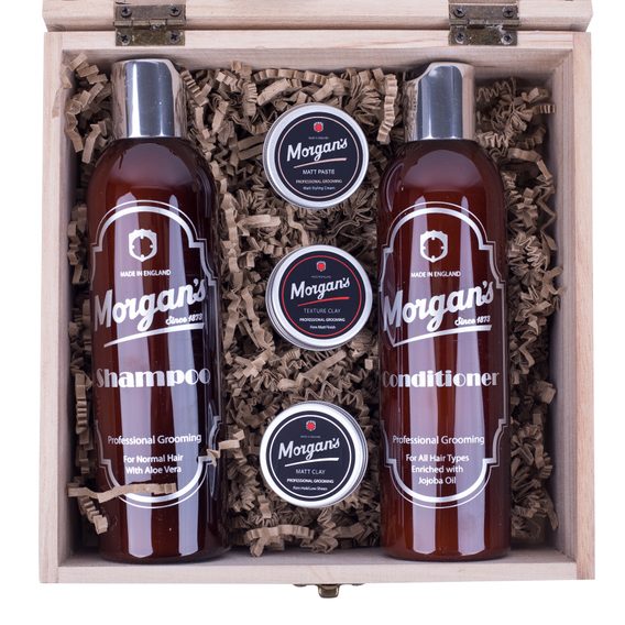 Morgan's Grooming Wooden Gift Box