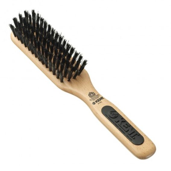 Kent Narrow Natural Bristle Grooming Hair Brush (PF06)