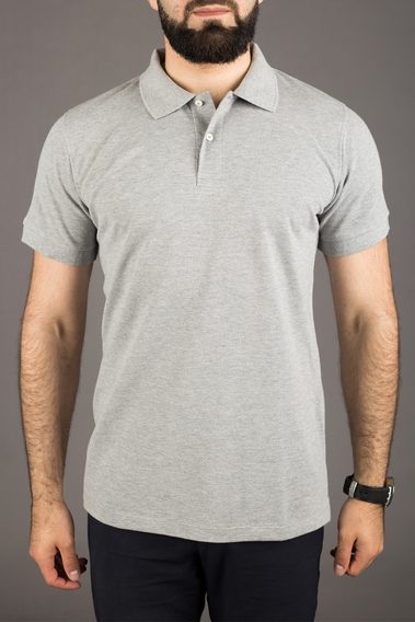 John & Paul Mother-of-pearl Polo - Light Grey