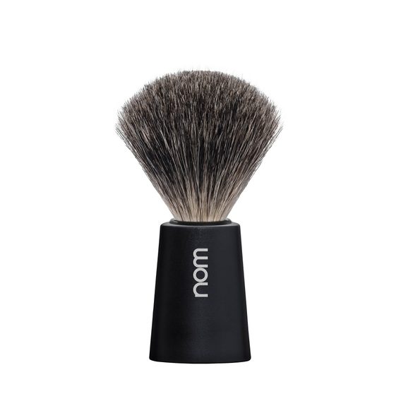 NOM CARL Pure Badger Black Shaving Brush