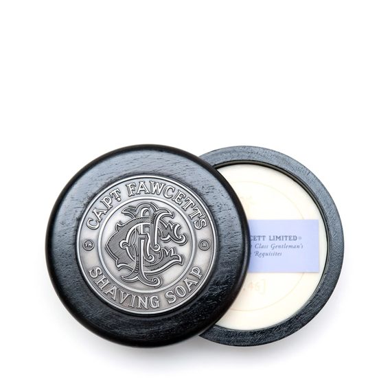 Captain Fawcett Luxurious Shaving Soap in Wooden Bowl (100 g)