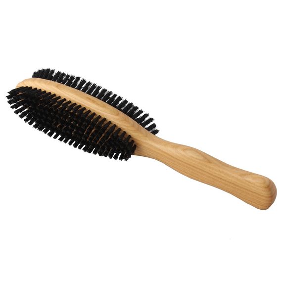 Kent Cherry Wood Natural Bristle Clothes Brush (CC20)