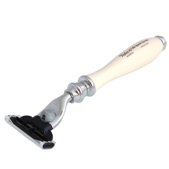 Taylor of Old Bond Street Mach 3 White Razor