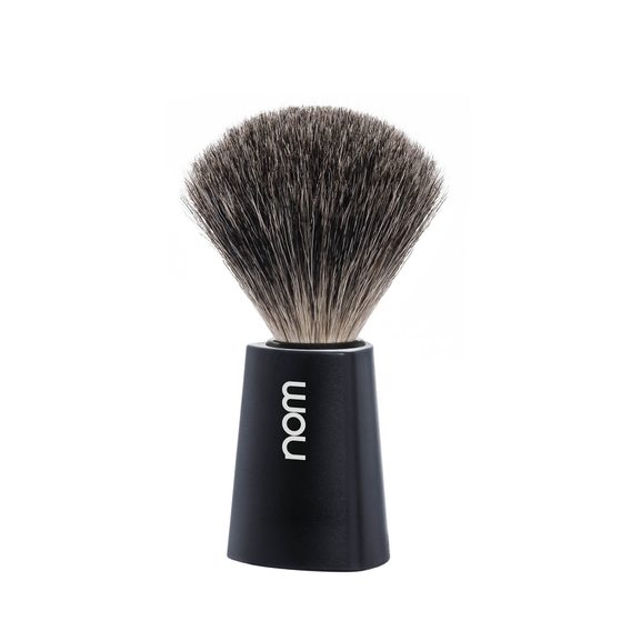 NOM CARL Pure Badger Black Shaving Brush