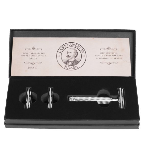 Captain Fawcett Fully Adjustable Safety Razor (CF.6C)