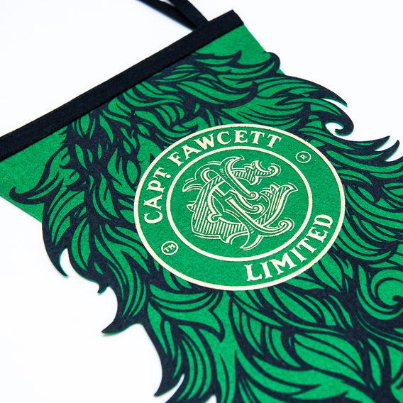 Captain Fawcett Felt Pennant