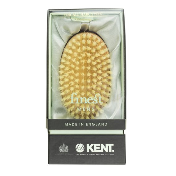 Kent Cherrywood Natural Bristle Hair Brush (MC4)