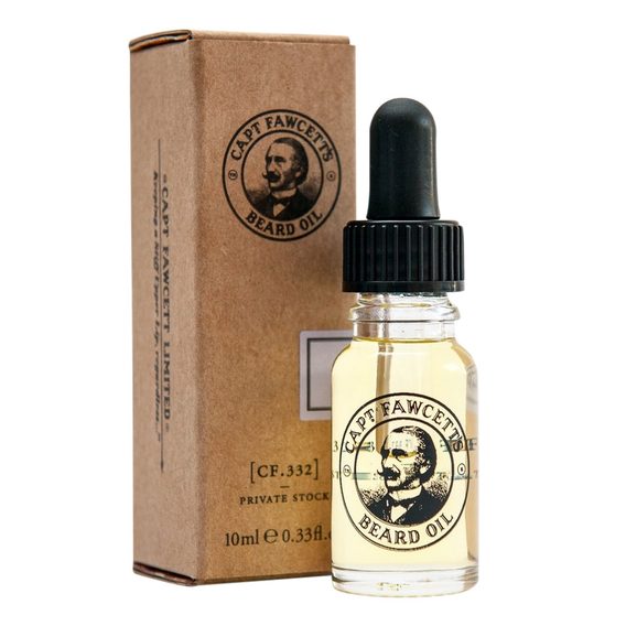 Captain Fawcett Private Stock Travel Sized Beard Oil (10 ml)