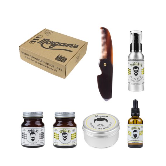 Morgan's Moustache & Beard Gift Set