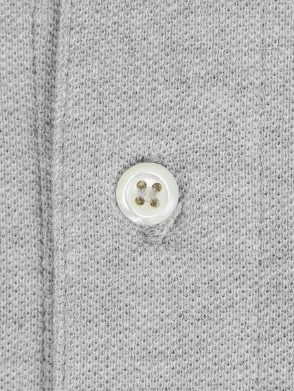 John & Paul Mother-of-pearl Polo - Light Grey