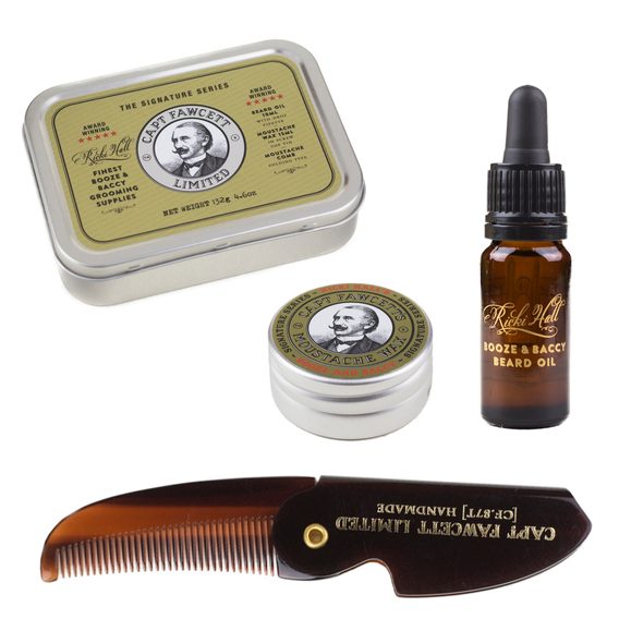 Captain Fawcett Ricki Hall's Booze & Baccy Grooming Survival Kit