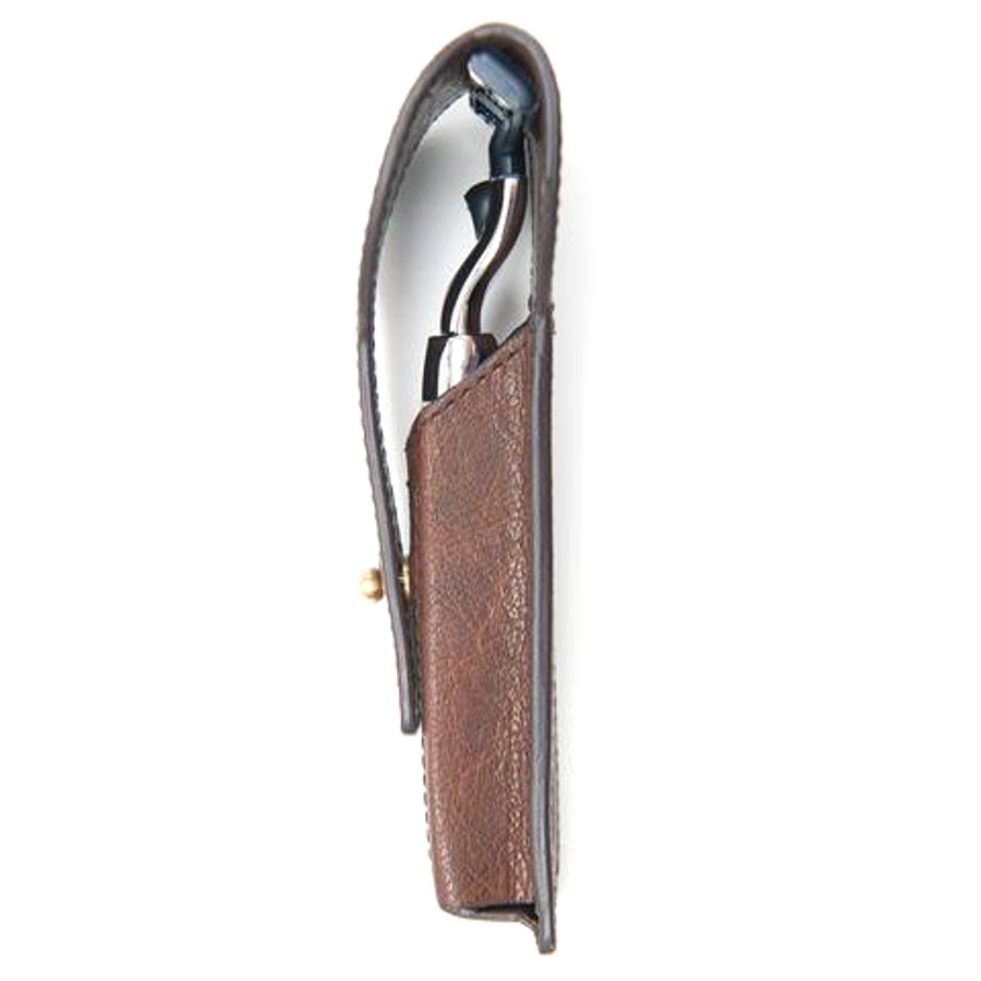 Captain Fawcett Mach 3 Razor with Handcrafted Leather Pouch - Captain ...