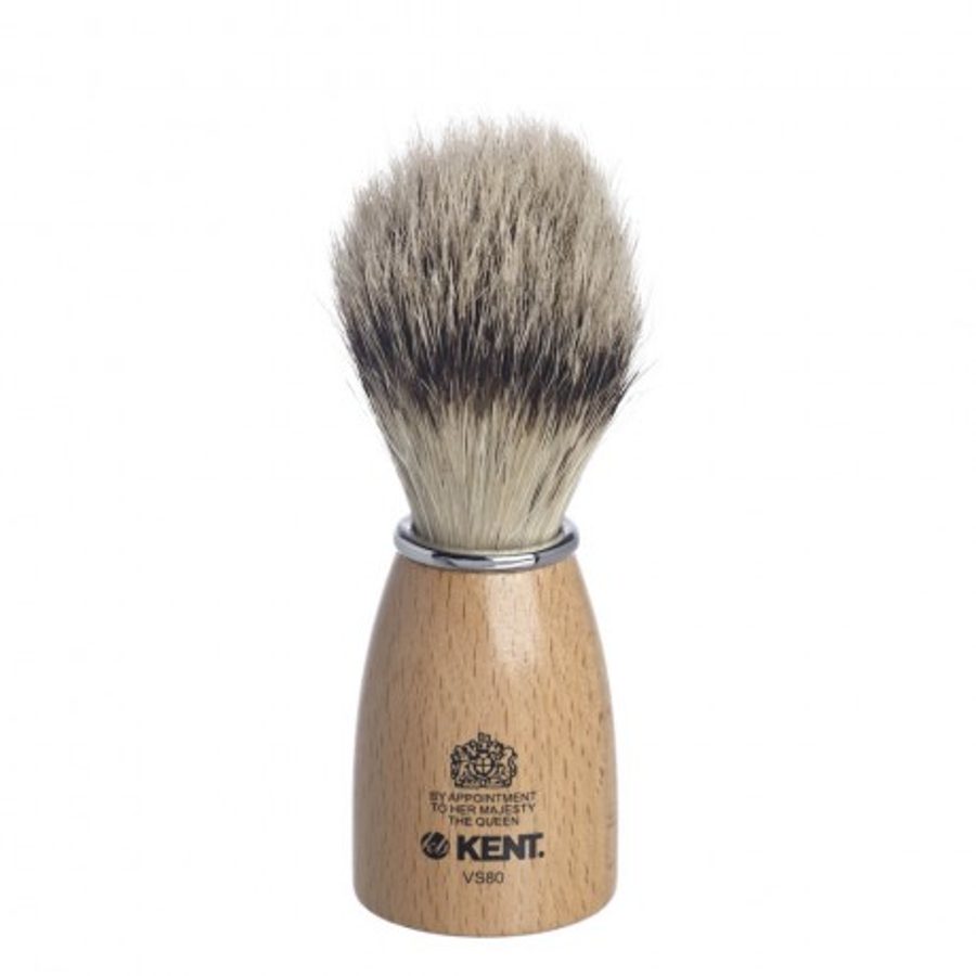 Kent VS80 Natural Bristle Shaving Brush Kent Shaving Brushes For