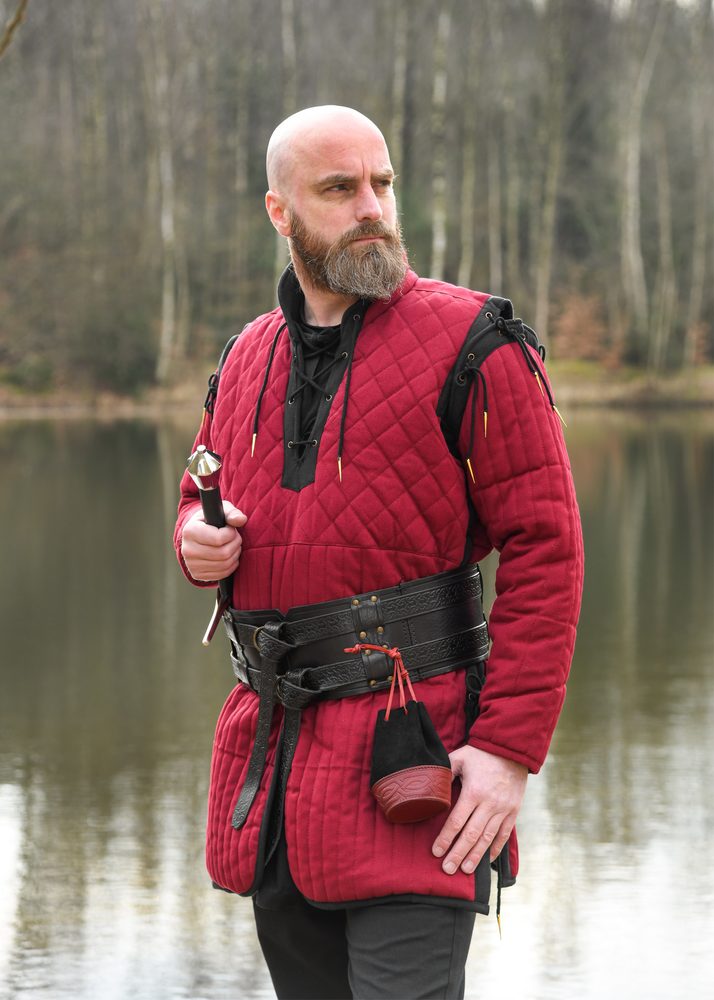 Prošívaný doublet - středověká prošívanice - 2XL