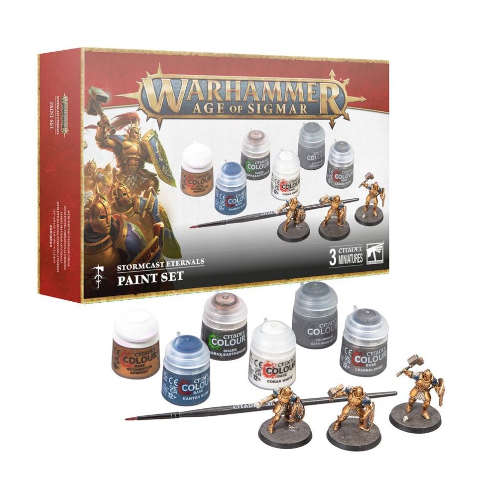 Warhammer Age of Sigmar: Stormcast Eternals Paint Set