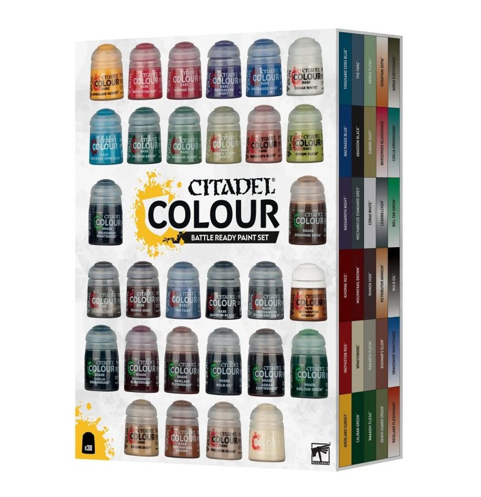 シタデルカラー　BATTLE READY PAINT 30色セット Citadel Colour: Battle Ready Paint Set Wulflund