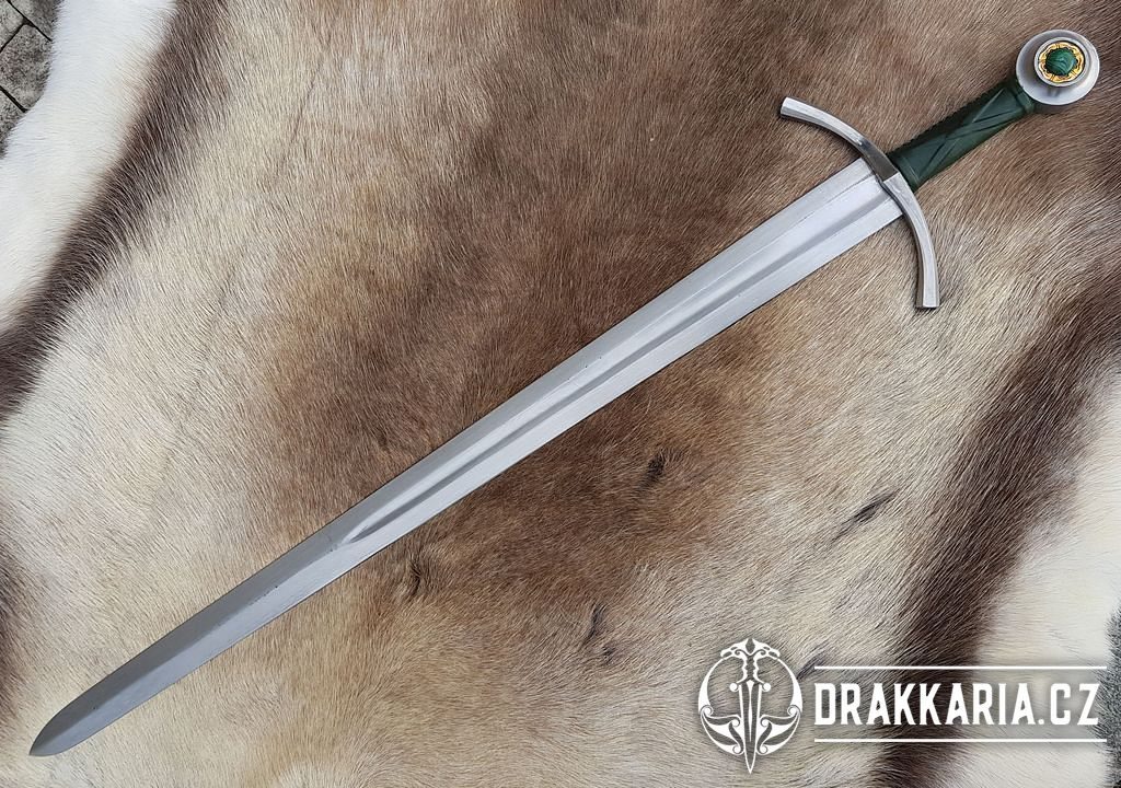 TORIN, středověký kovaný meč, ostrá replika - drakkaria.cz