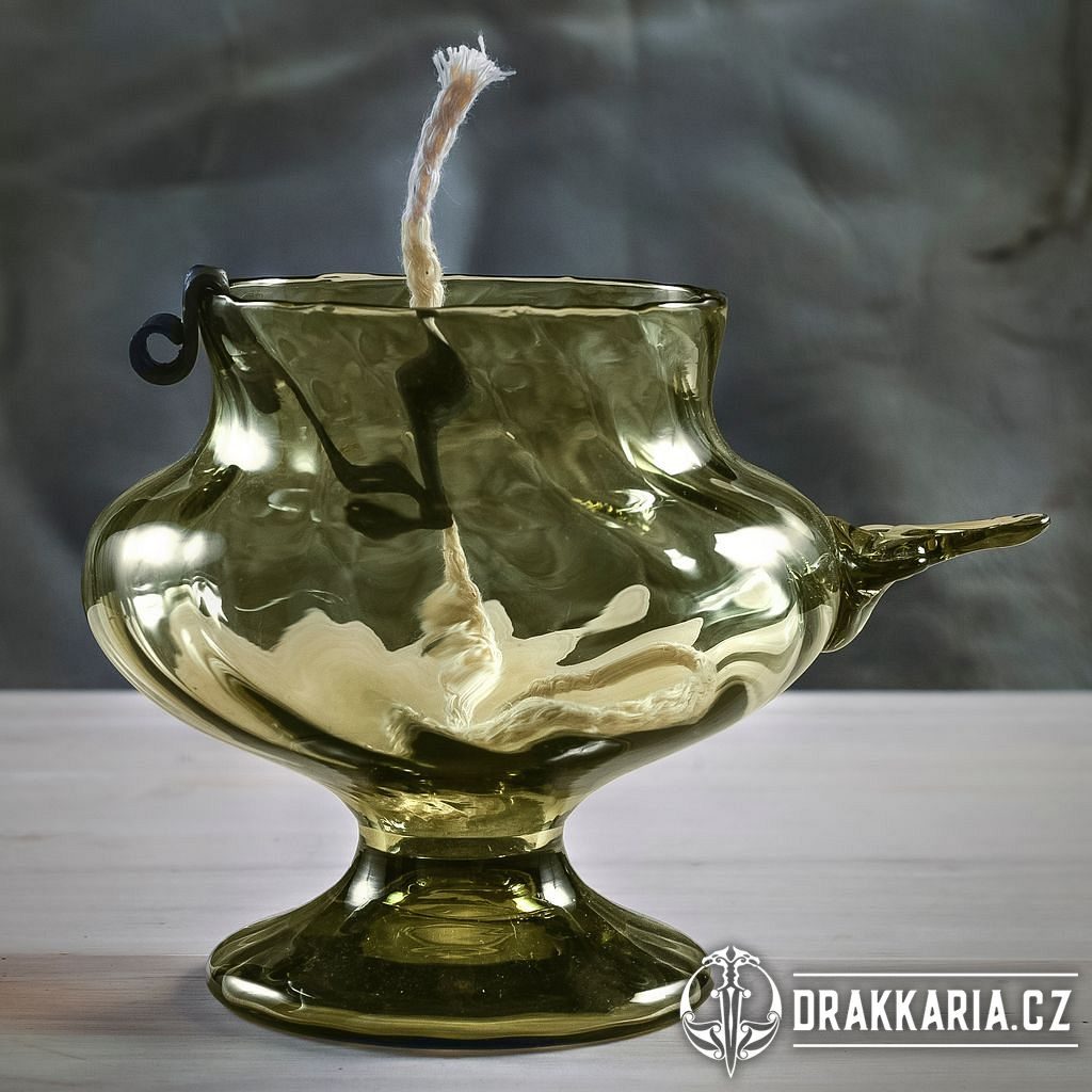 OLEJOVÁ LAMPA, 17. století Morava - drakkaria.cz
