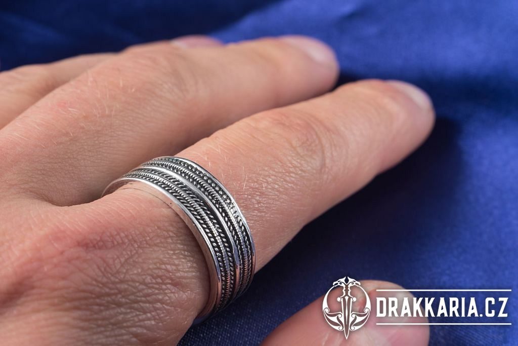 GEIR, vikingský prsten, stříbro 925 - drakkaria.cz