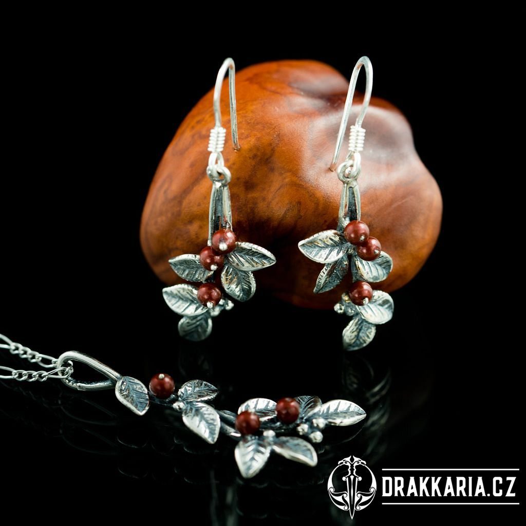 BRUSINKY, sada šperků, stříbro 925 - drakkaria.cz
