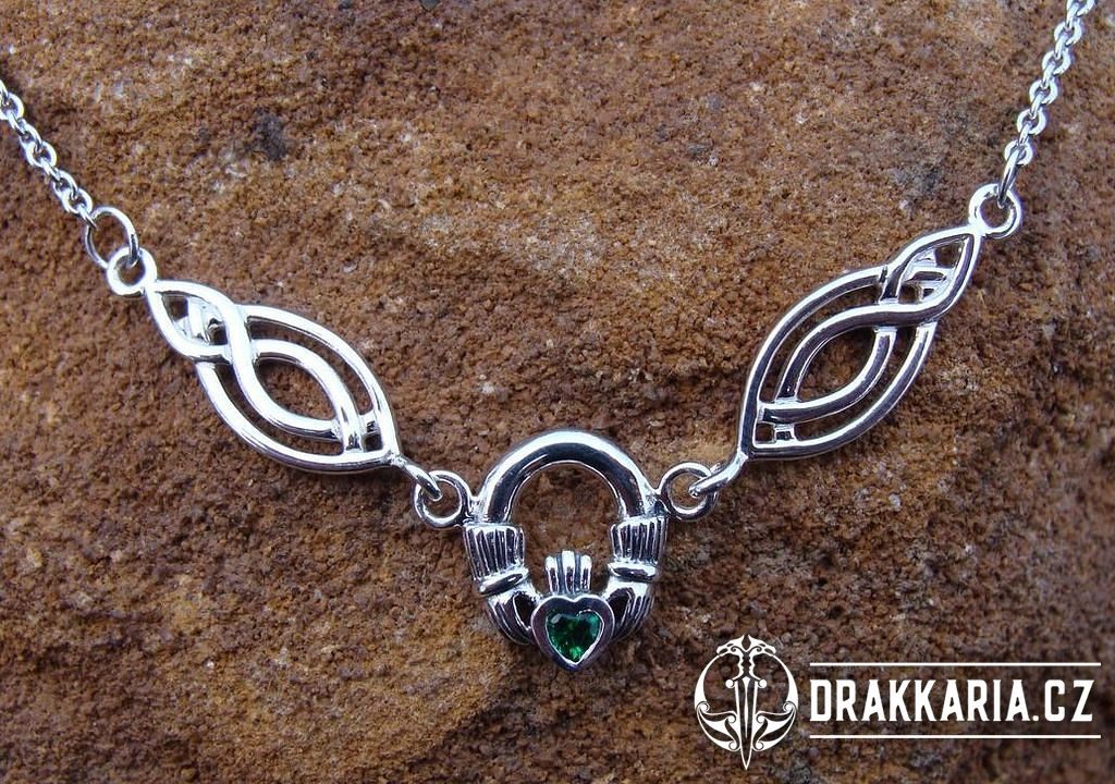 CLADDAGH, irský šperk, Ag 925 - drakkaria.cz