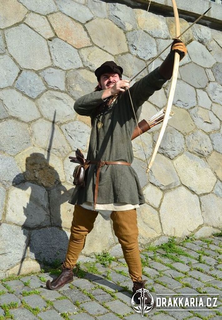 kostým lukostřelce Robin Hood - drakkaria.cz