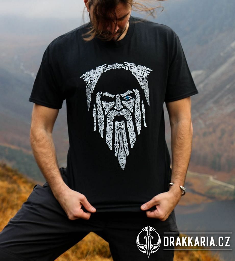 ODIN, tričko viking - drakkaria.cz