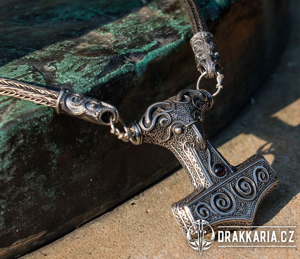 Viking Knit | Náhrdelník Stříbro Ag - drakkaria.cz