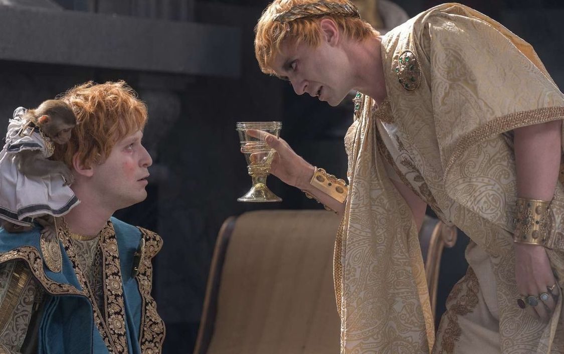 The Emperor and Czech Historical Green Glass