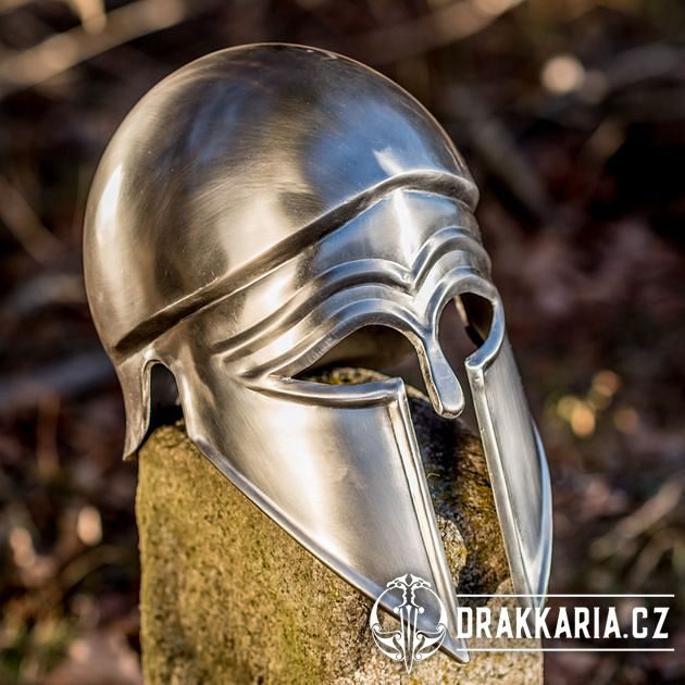 Antická řecká italo korintská přilba, ocel - drakkaria.cz